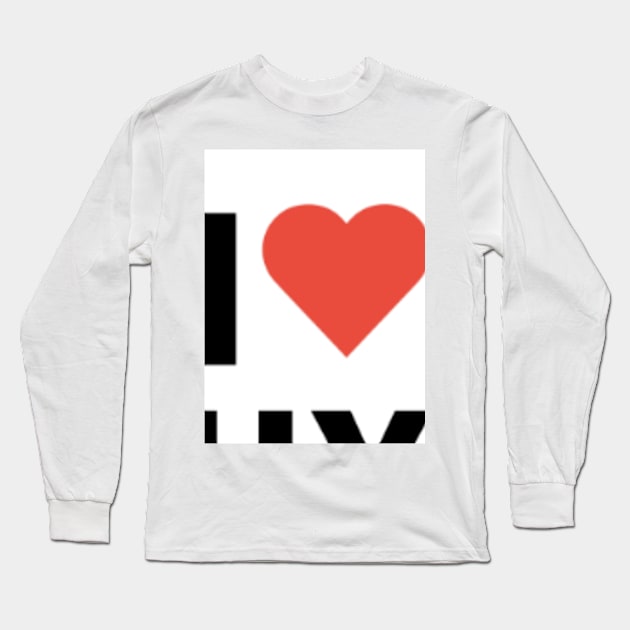 I Love User Experience Long Sleeve T-Shirt by Roani